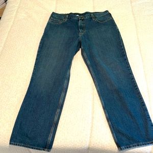 Carhartt Mens blue jeans. Size 38x32.